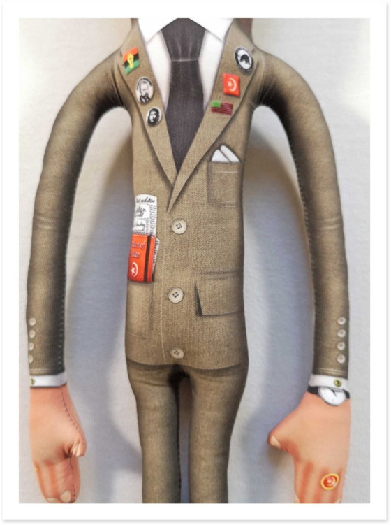 Image 1 of Malcolm X-cadeau | Malcolm X-decoratie | Kunstpop voor verzamelaars | Cadeau met thema zwarte geschiedenis