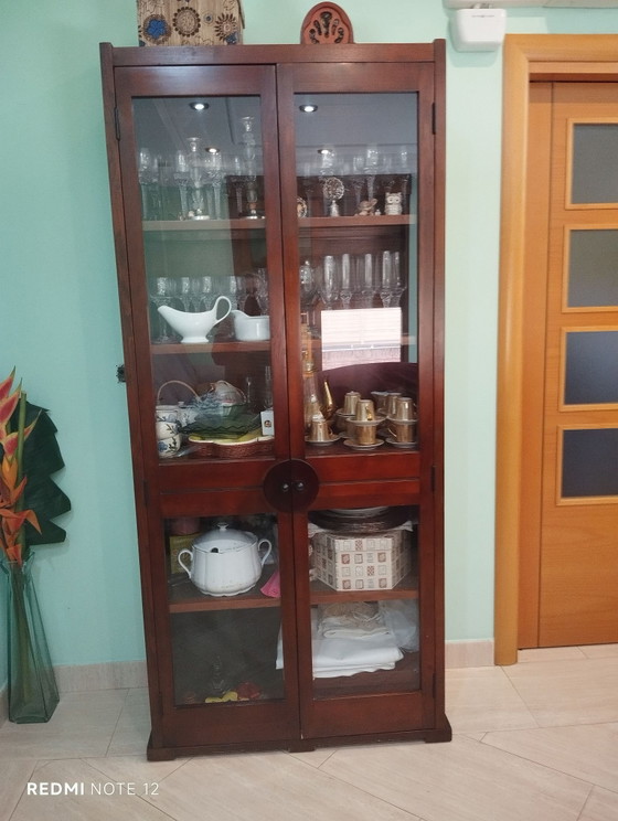 Vetrina, Vetrine, Vetro, Legno, Marrone (foto 2 di 7)