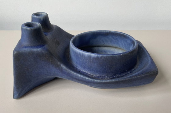 Image 1 of Loré Beesel rare Brutalist planter/duo solifleur vase B77 by Matt Camps