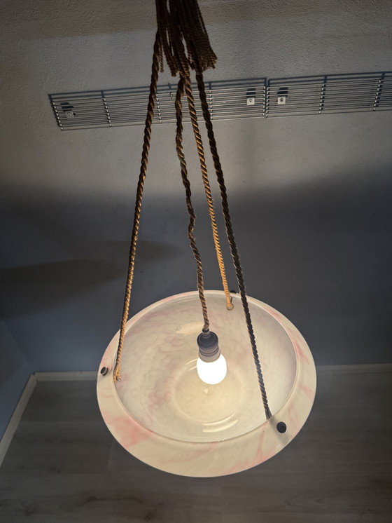 Image 1 of Lampada a sospensione Art Déco - Romantic Pink Swirl