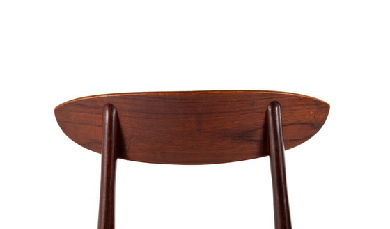 Image 1 of Ensemble de 4 chaises de salle à manger vintage danoises en teck, années 1960