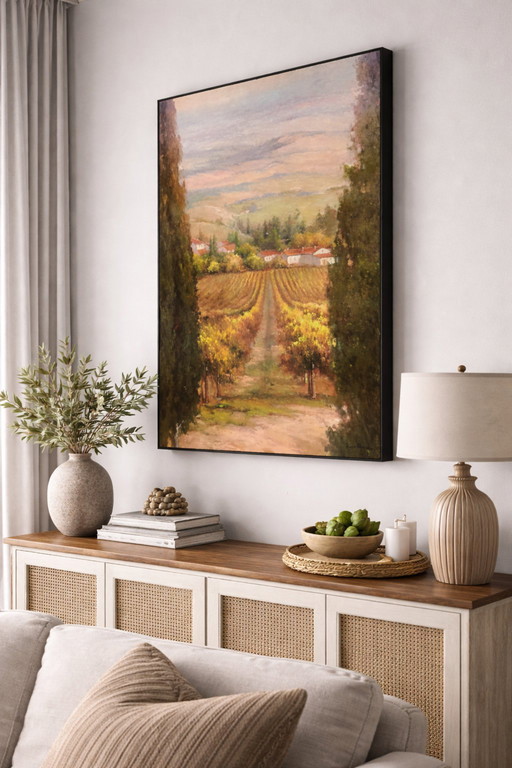 Wunderschönes Ölgemälde – gerahmt