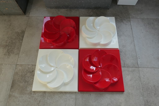 Vintage IKEA Rabatt Wanddecoratie Paneel 4x