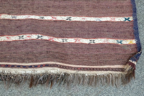 Image 1 of Yomuth nomads from Turkmenistan summer kilim 203x345 cm