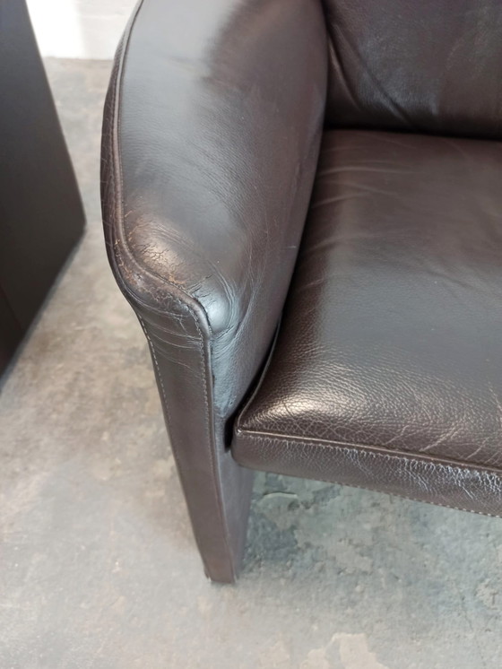 Image 1 of 2 poltrone in pelle Leolux Antipode 