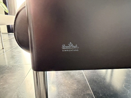2 sedie Rosenthal Folio di Cini Boeri – fauteuils, Leather, Metal (photo 2 of 8)