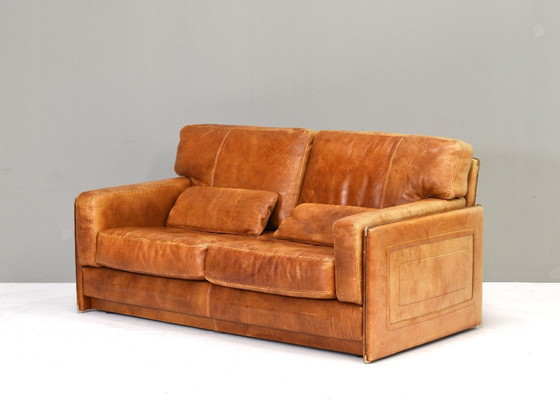 Petit canapé « Arcon » de Baxter, par Marco Milisich – Italie, années 1970 – Canapés 2 places, Leather (photo 3 of 16)