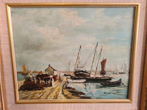 François Nicoli (1925 – 199?) Le Chant du Cygne des Pointus, Sanary-sur-Mer (ca. 1950–1953) (photo 2 of 5)
