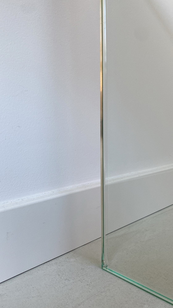 Image 1 of Vintage Glass Coffee Table / Side Table of Heavy Quality