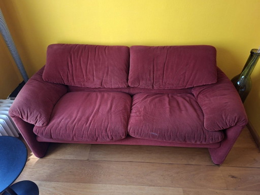 Cassina Maralunga 2-zits, 2,5 zits en poef