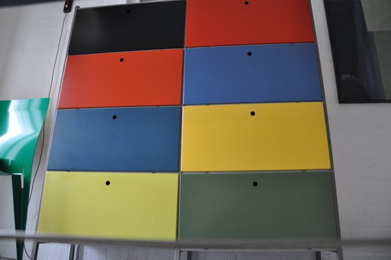 Image 1 of Gispen 663 wandkast ontwerp Wim Rietveld 1950