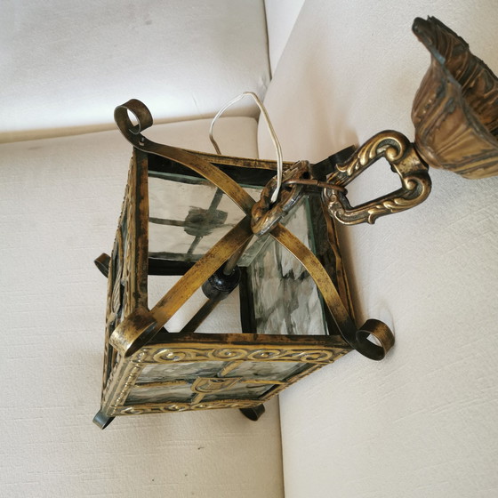 Image 1 of Brass Lantern - 19th Century