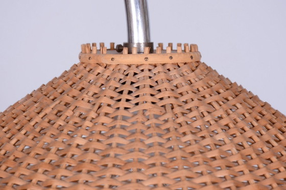 Restored Art Deco Floor Lamp, by J. Halabala for UP Závody, Walnut, Czech, 1930s – Floor lights, Wood (photo 13 of 15)