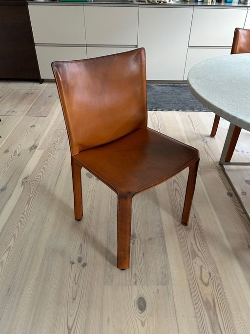 Sedie Cassina Mario Bellini Cab 412 Set 4