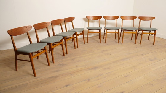 Image 1 of 8 x sedia da pranzo | Farstrup | Modello 210 | rivestire