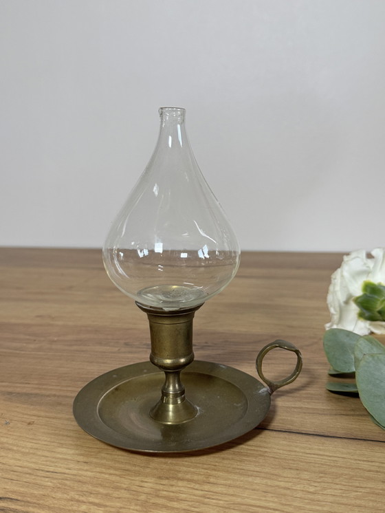 Image 1 of Brass oil lamp