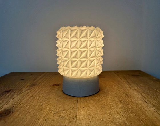 Vintage witte porseleinen plafondlamp, jaren 70 – Plafondlampen, Porcelain (photo 8 of 12)