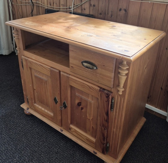 Image 1 of Mooi grenen tv meubel 80x44x70 cm 