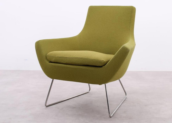 Image 1 of 3X Swedese Happy Easy Low Back Armchair Green