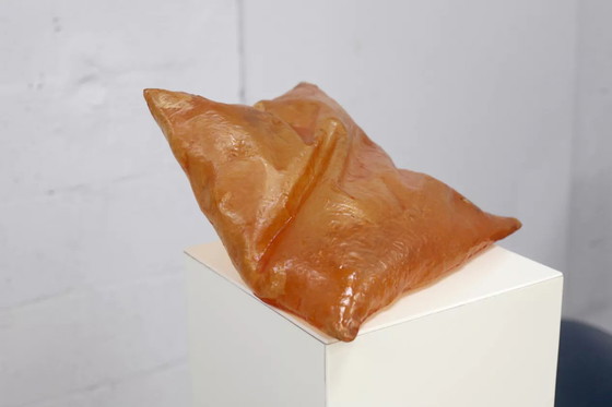 Image 1 of Lamp, Cushion-shaped Light Sculpture, Signed Hajime Goto, Japan