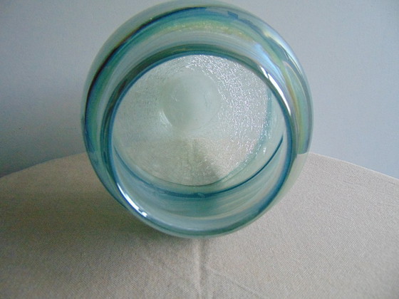 Image 1 of Vaas met Craquelé en lusterglazuur