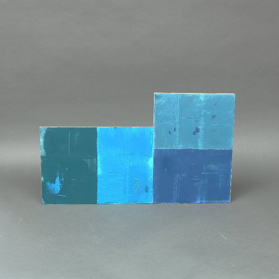 Image 1 of Maria van Elk (1943) - Marouflé, oil on oil paper - 1998 - Signed