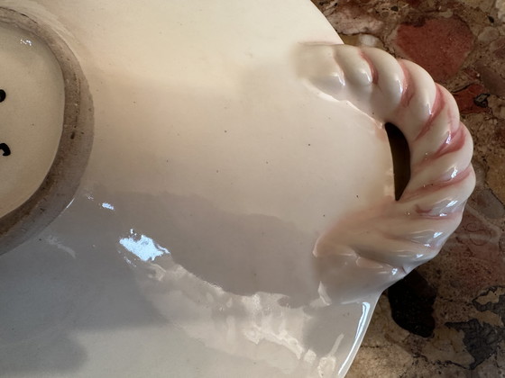 Image 1 of Vallauris ceramic centerpiece / fruit basket / empty pocket - 1960s