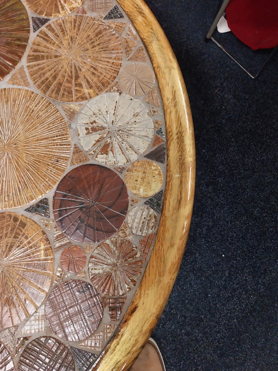 Image 1 of 1x Table basse danoise 1963 par Tue Poulsen pour Haslev Danemark