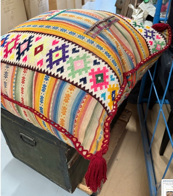 Image 1 of #Bohèmien Style#, Bont Vloerkussen, 85x85