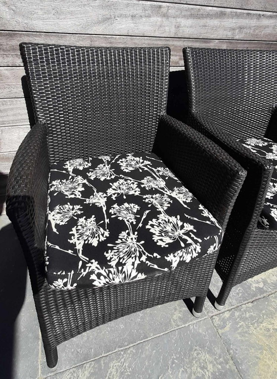 Image 1 of 6 sedie da pranzo Varaschin con cuscini