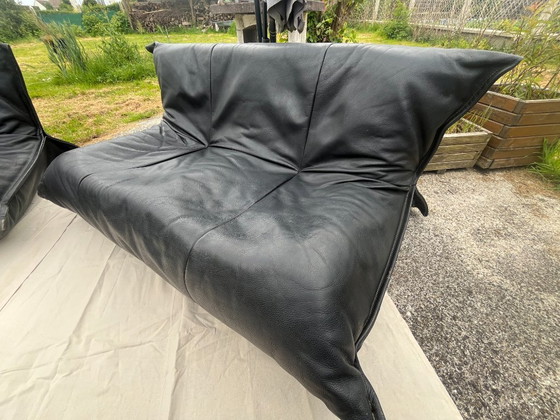 Yoko lounge by Ligne Roset, designed by Michel Ducaroy – Sofas, Leather (photo 4 of 17)