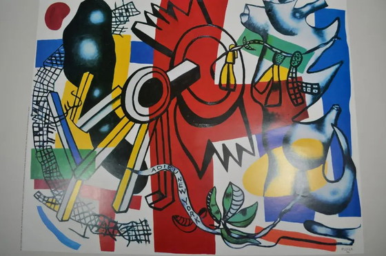 “Leger Farewell New York” Poster - After Fernand Leger ( ) – Paper, Abstract (photo 6 of 12)
