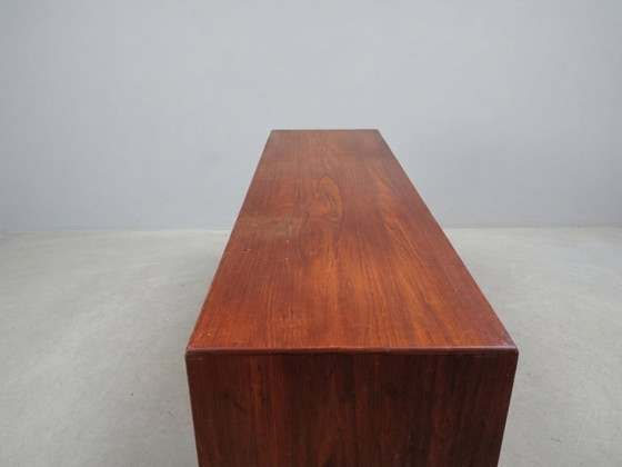 Oswald Vermaercke "Paola" Teak Highboard für V-Form, Belgien 1959 – Buffetschränke, Wood (photo 4 of 8)