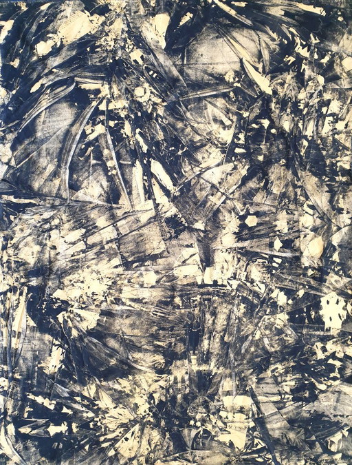 Jürgen Angeler - Golden Palm Crown – schilderijen tekeningen, Canvas (photo 2 of 14)