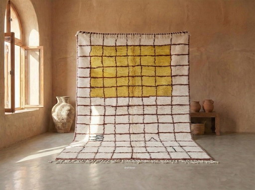 Tappeto tradizionale fatto a mano in pura lana, dimensioni 150/350 cm
