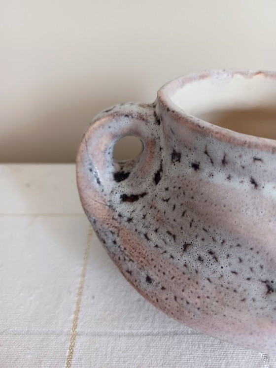 Vaso Decorativo Brutalista Vintage Vallauris – Ceramica d'Arte - Francis & Josette Bonaudi (anni '50/'60) (photo 4 of 6)