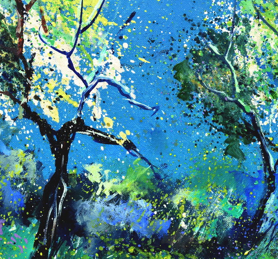 Image 1 of Two Trees in Spring