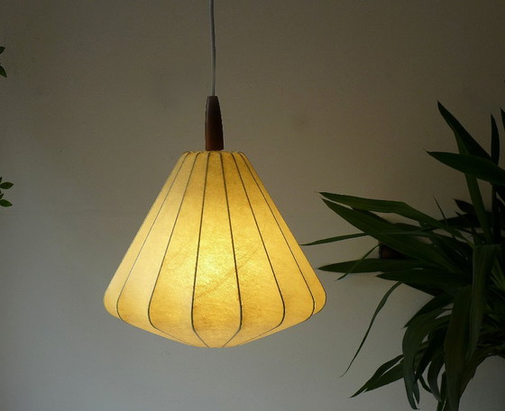 Vintage Cocoon Hanglamp van Goldkant, jaren 50 60 Mid Century Modern – Hanglampen, Metal (photo 7 of 10)