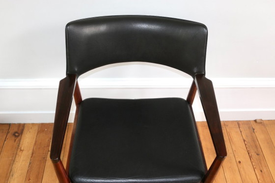 Vintage Scandinavische fauteuil van palissanderhout, ontworpen door Erik Worts, 1960. – Wood (photo 3 of 12)
