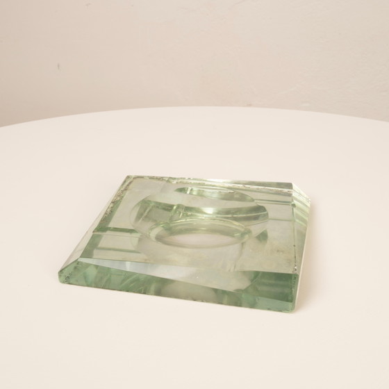 Pietro Chiesa Cendrier en cristal pour Fontana Arte, Italie 1940 – Accessoires de table, Crystal (photo 9 of 24)