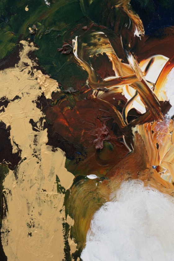 Image 1 of Dos pinturas al óleo originales de Pascal Magis 100 x 100