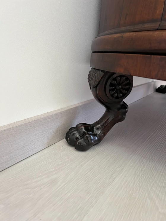 Image 1 of Cassettone - Noce - Comò con specchiera