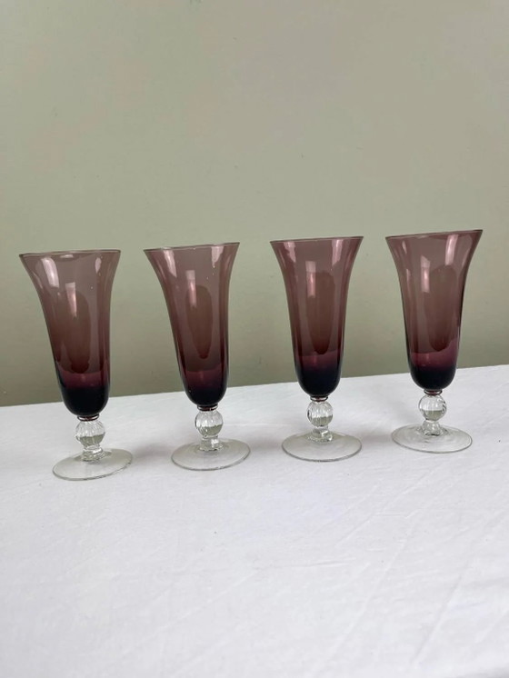 4 vasos morados – Vasos y jarras, Vintage (photo 9 of 9)