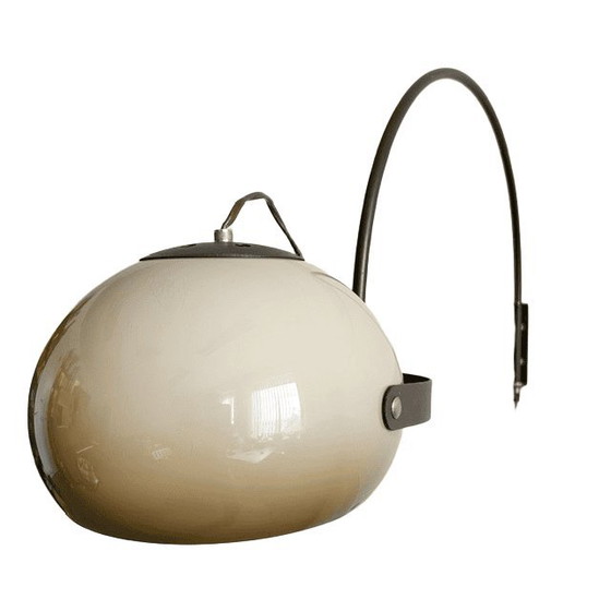 Mid-Century Design Dijkstra Arc Lamp Mushroom Wall Lamp 1970s – Dijkstra Lampen, Wall lights, Metal, Plastic (photo 3 of 12)