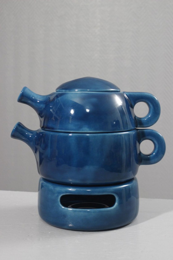 Image 1 of Liisi Beckmann & Gabbianelli ceramiche Italia Teiera in ceramica anni '60