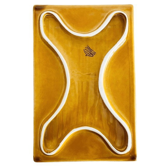 Tagliere per formaggi vintage in ceramica Boch Frères, anni '50 – Boch Frères Keralux, Accessori da tavola (photo 7 of 9)