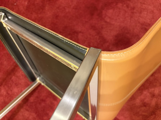 Image 1 of 4 x Pedrali Kuadra 1291 leer + staal