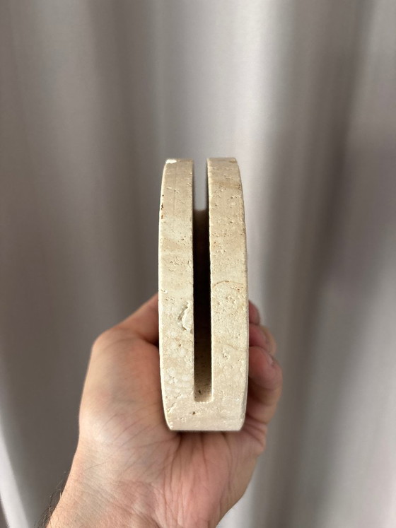 Fratelli Mannelli Travertine Elephant Sculpture / Letter Holder – Made in Italy – Vintage (photo 9 of 11)