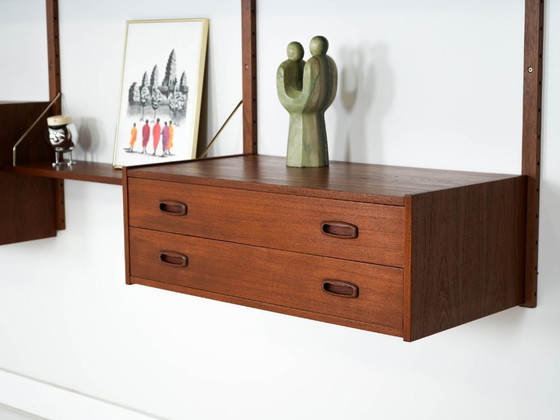 Image 1 of Teak shelving unit, Danish design, 1960s, manufactured in Denmark