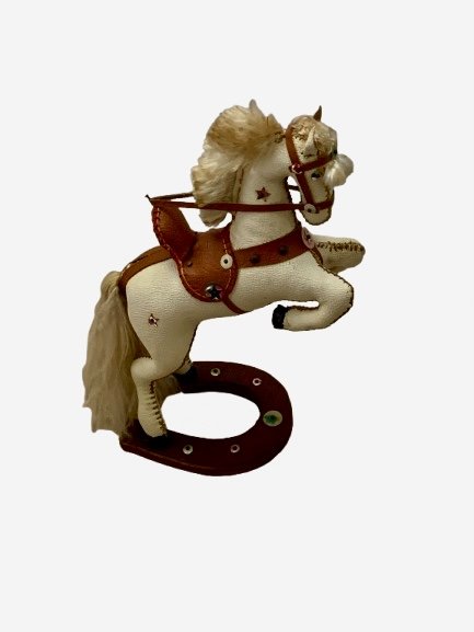 Colección Rara de Arte Ecuestre Miniatura Francés – Caballo Encabritado en Moleskine Gofrada (Mediados del (photo 2 of 27)